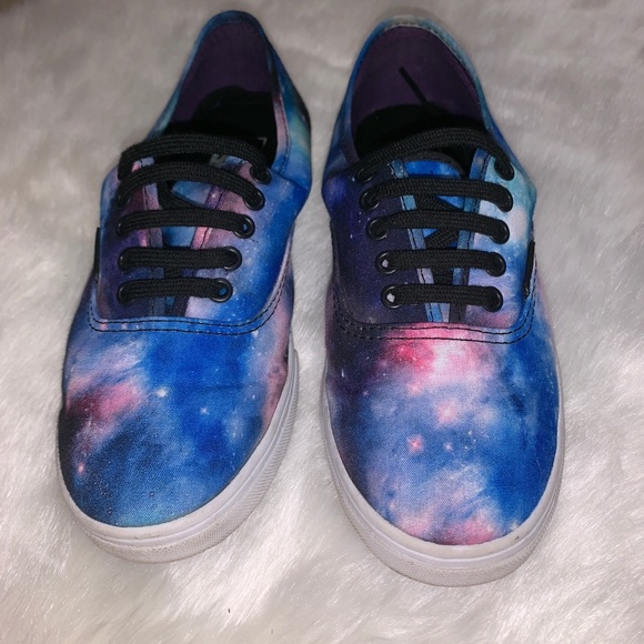 galaxy print vans